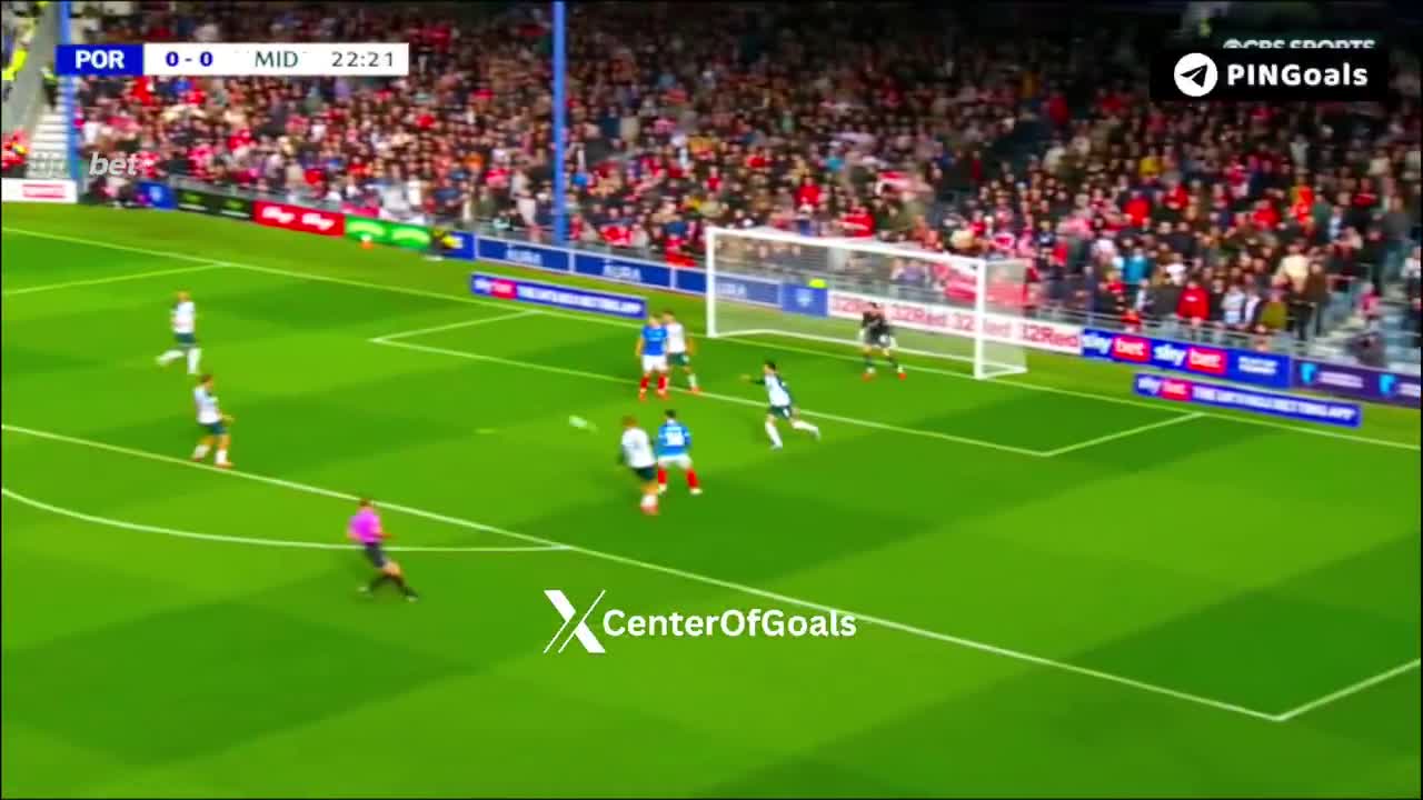 Portsmouth 1 - 0 Middlesbrough - Min-hyuk Yang 23'