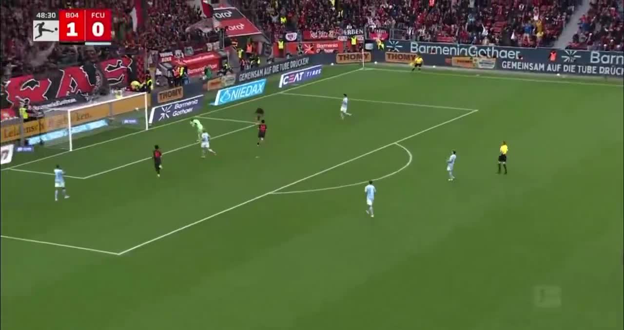 Bayer Leverkusen 2 - 0 Union Berlin - Christian Kofane 49'