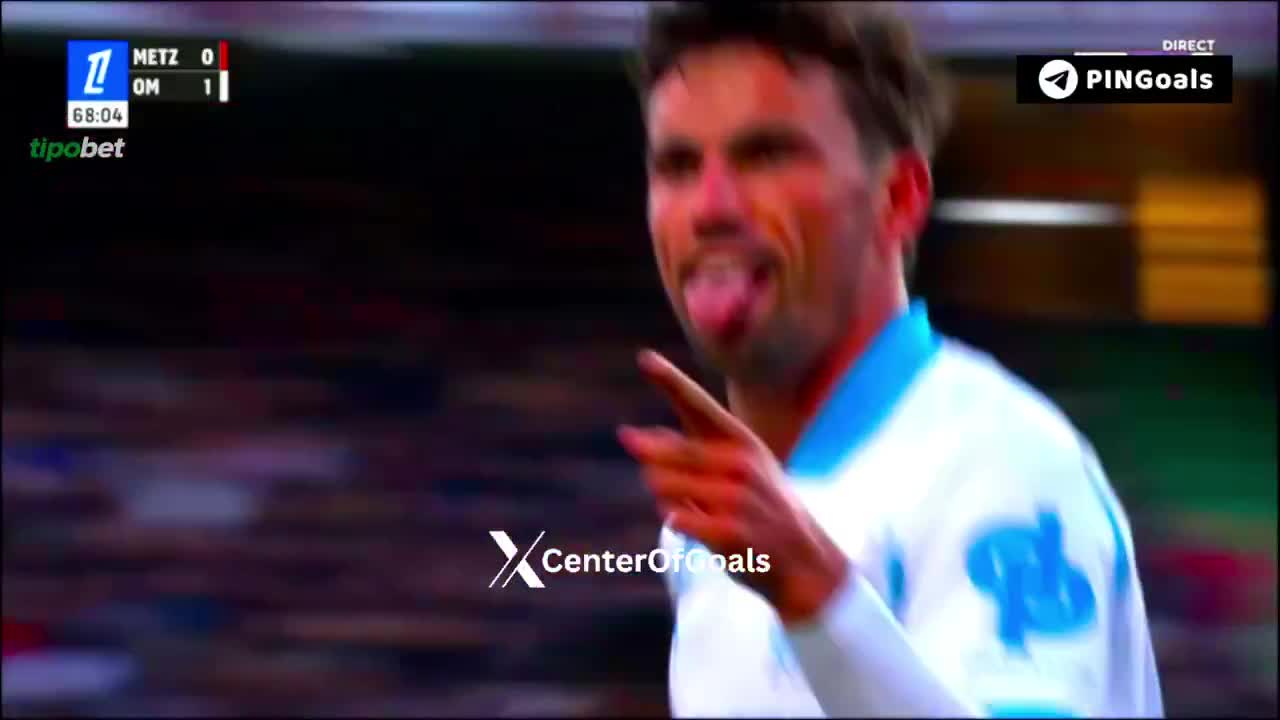 Metz 0 - 2 Marseille - Matt O'Riley 69'