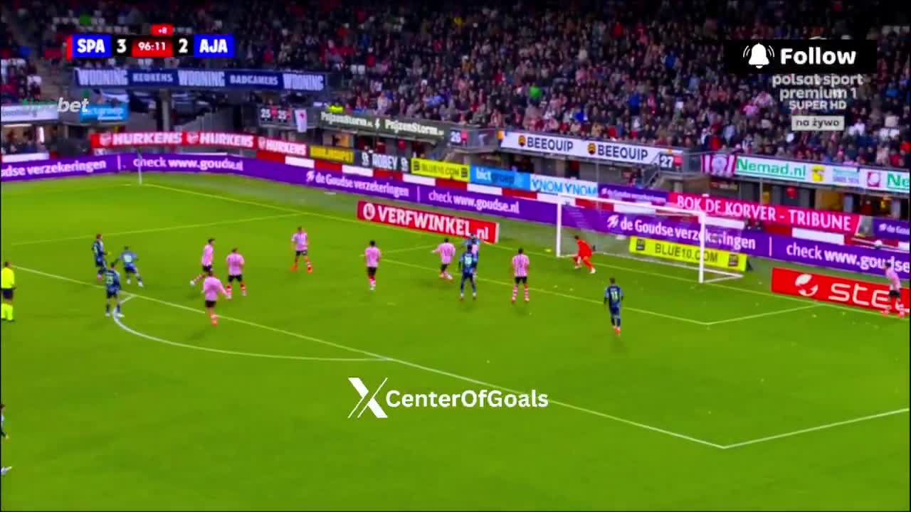 Sparta Rotterdam 3 - [3] Ajax - Oscar Gloukh 90+7'