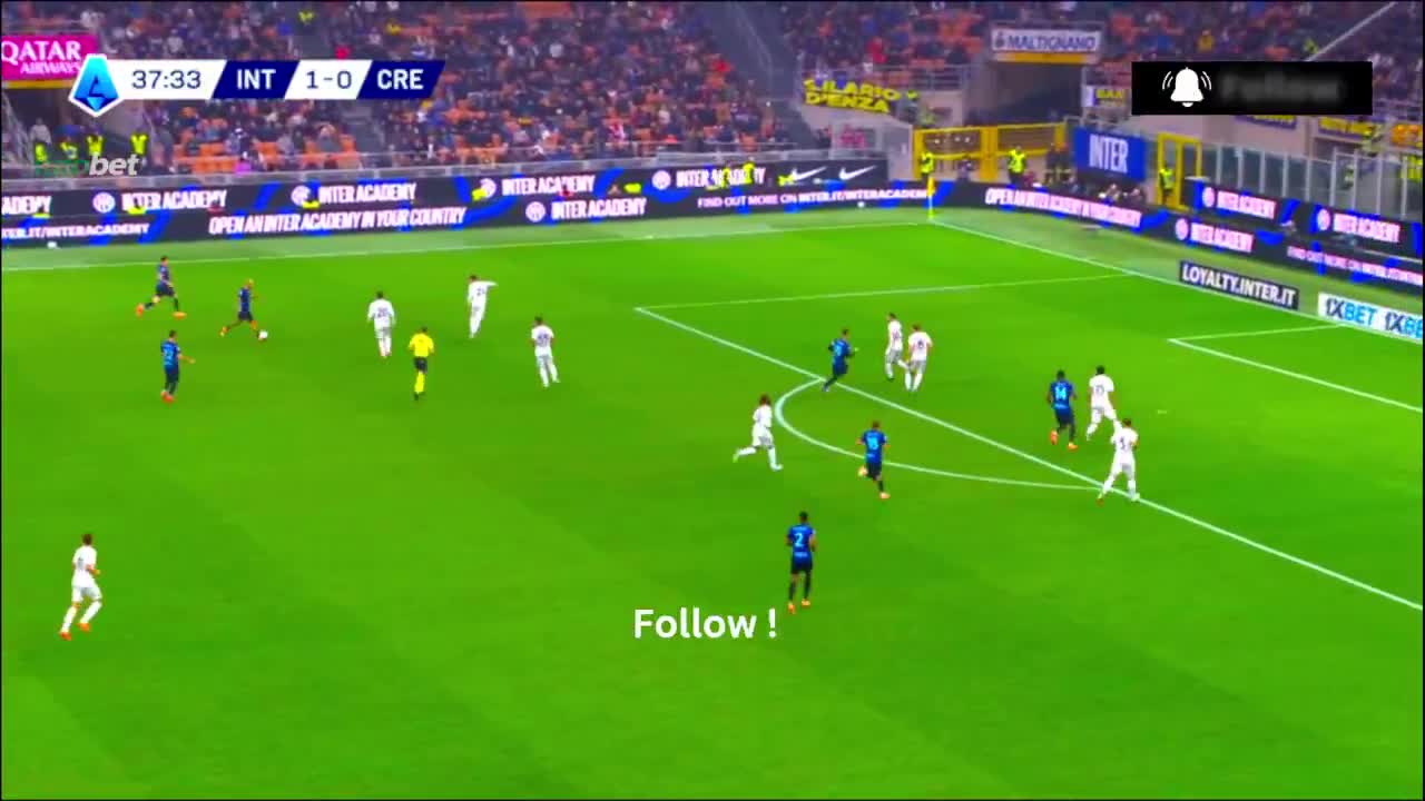 Inter Milan 2 - 0 Cremonese - Ange-Yoan Bonny 38'