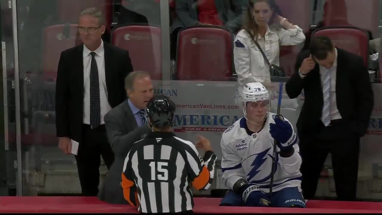 The Panthers' 8th goal was taken off the board because a player who participated in the goal had been ejected earlier in the game and was illegally on the ice