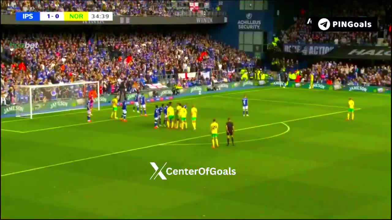 Ipswich Town 1 - [1] Norwich City - Oscar Schwartau 35'