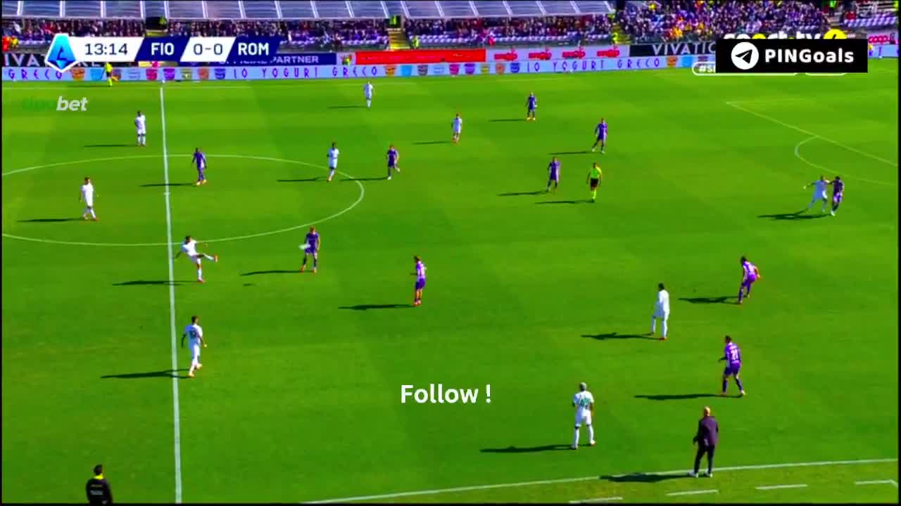 Fiorentina 1 - 0 Roma - Moise Kean 14'