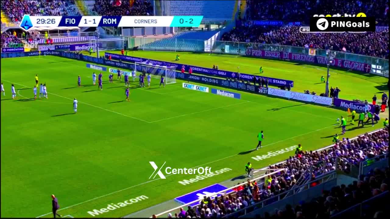 Fiorentina 1 - [2] Roma - Bryan Cristante 30'