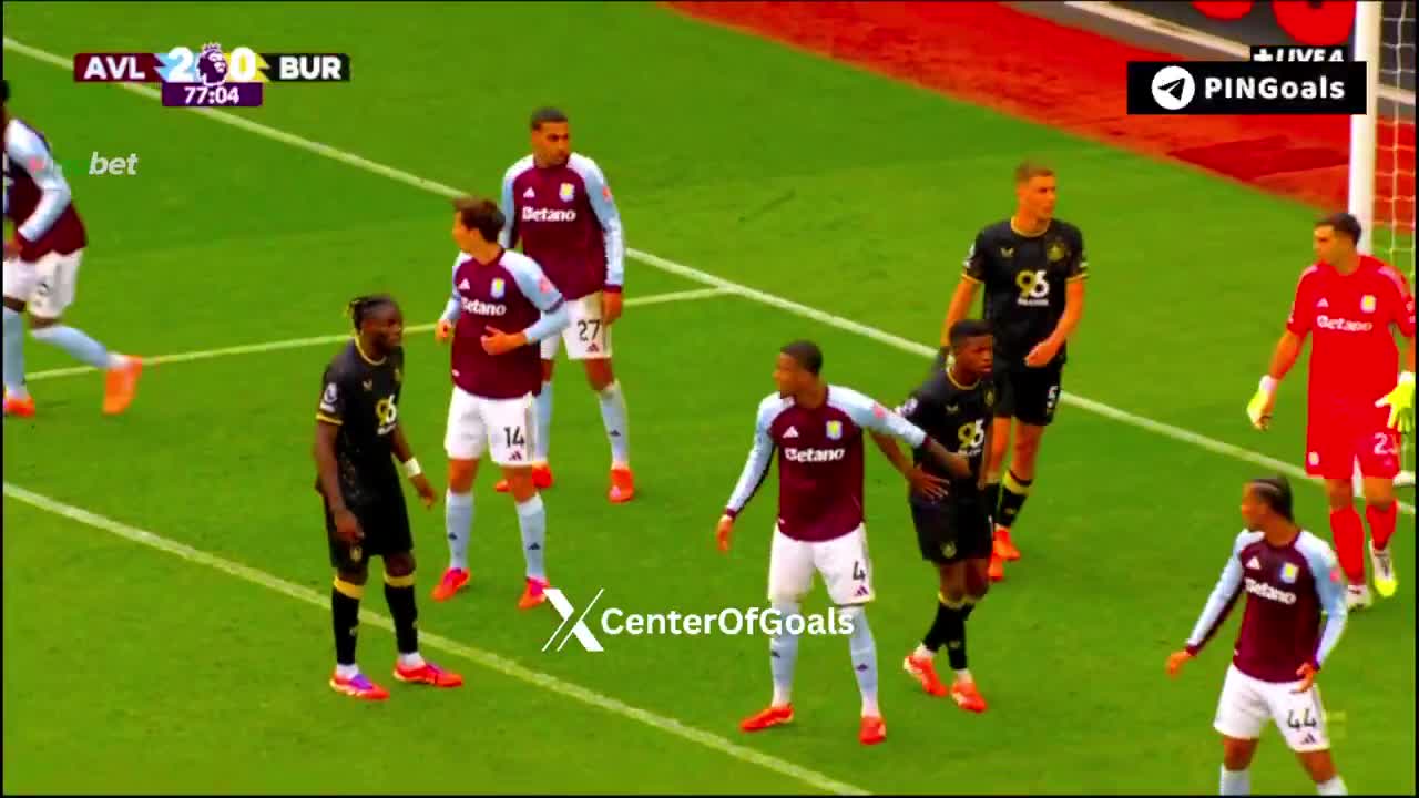 Aston Villa 2 - [1] Burnley - Lesley Ugochukwu 78'