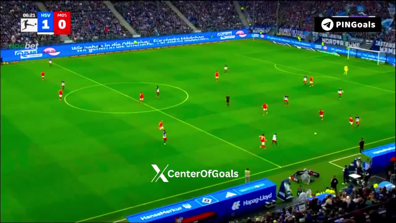 Hamburg 1 - 0 Mainz - Albert Sambi Lokonga 7'