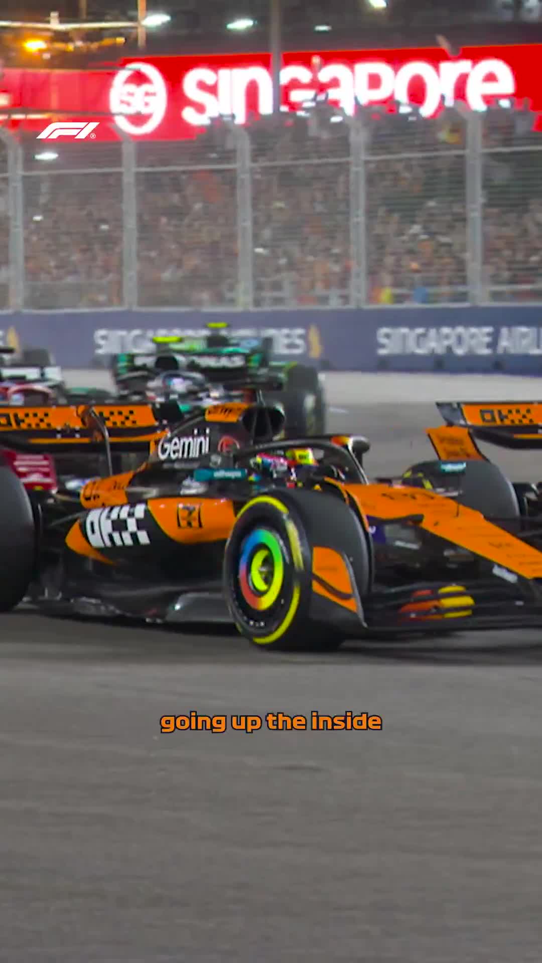 Lando Norris had his say post-race on the first lap incident with Oscar Piastri