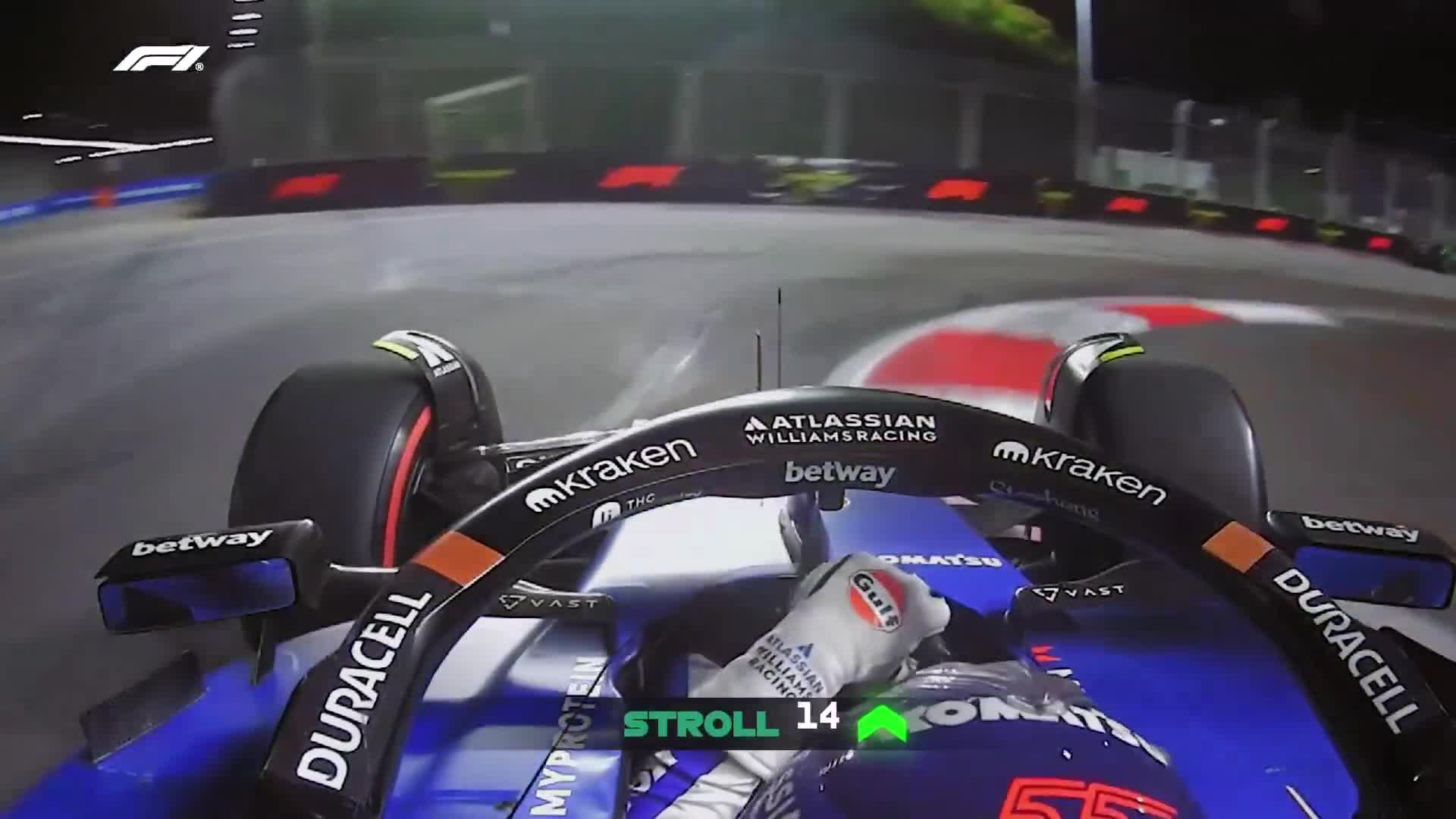 Carlos Sainz made his way through the field at a rapid rate, eventually clinching P10