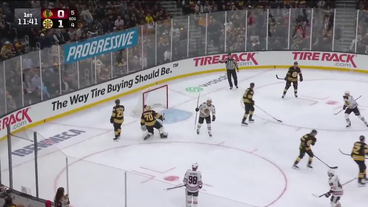 What a shot by Bedard for his first of the season