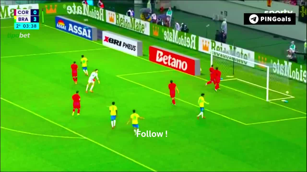 South Korea 0-4 Brazil