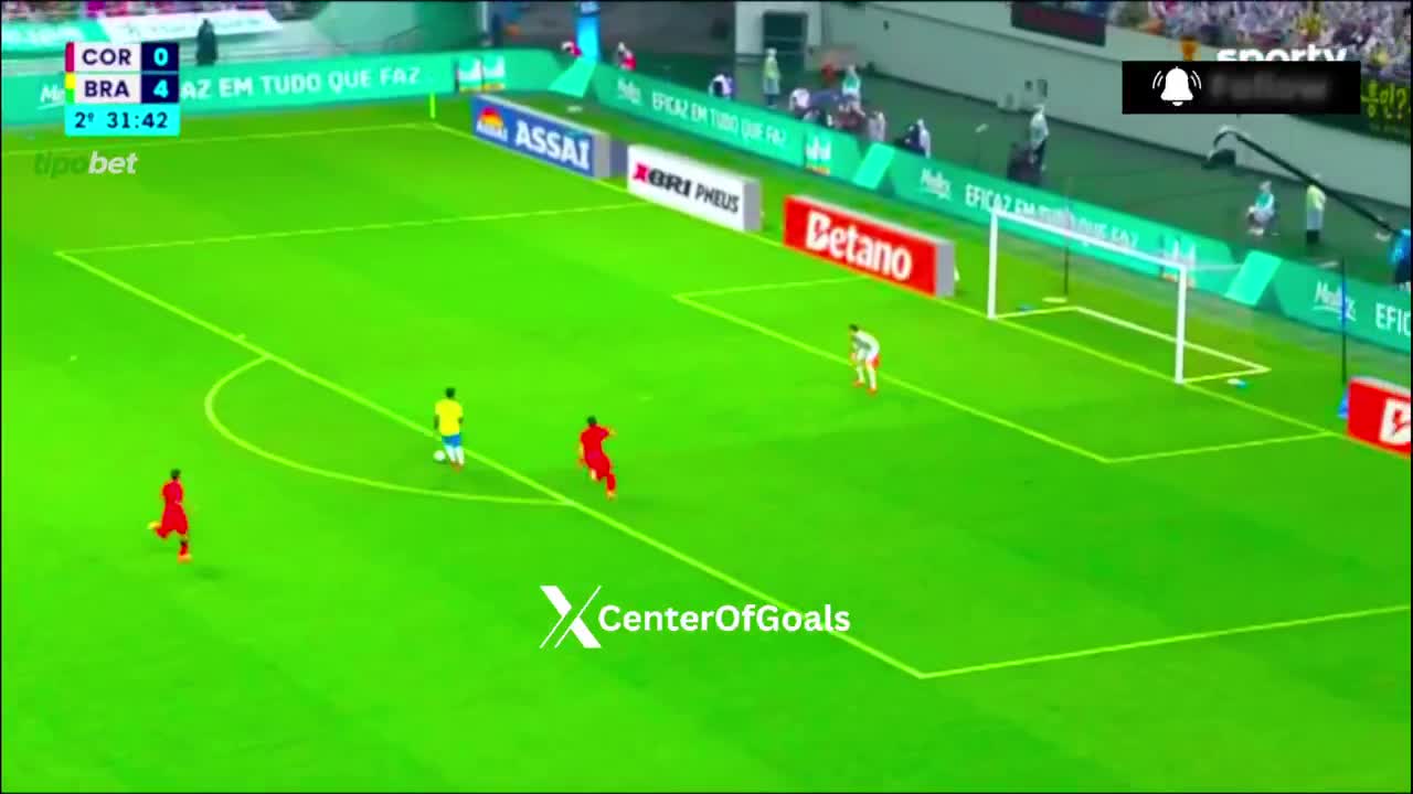 Korea Republic 0 - 5 Brazil - Vinicius Junior 77'