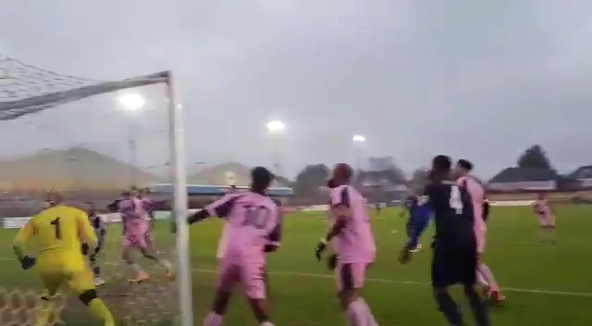 Goal-line scramble against Dulwich Hamlet FC (2)