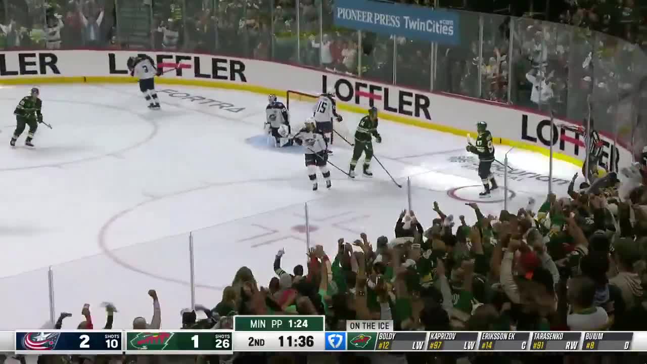 Kaprizov gets his first