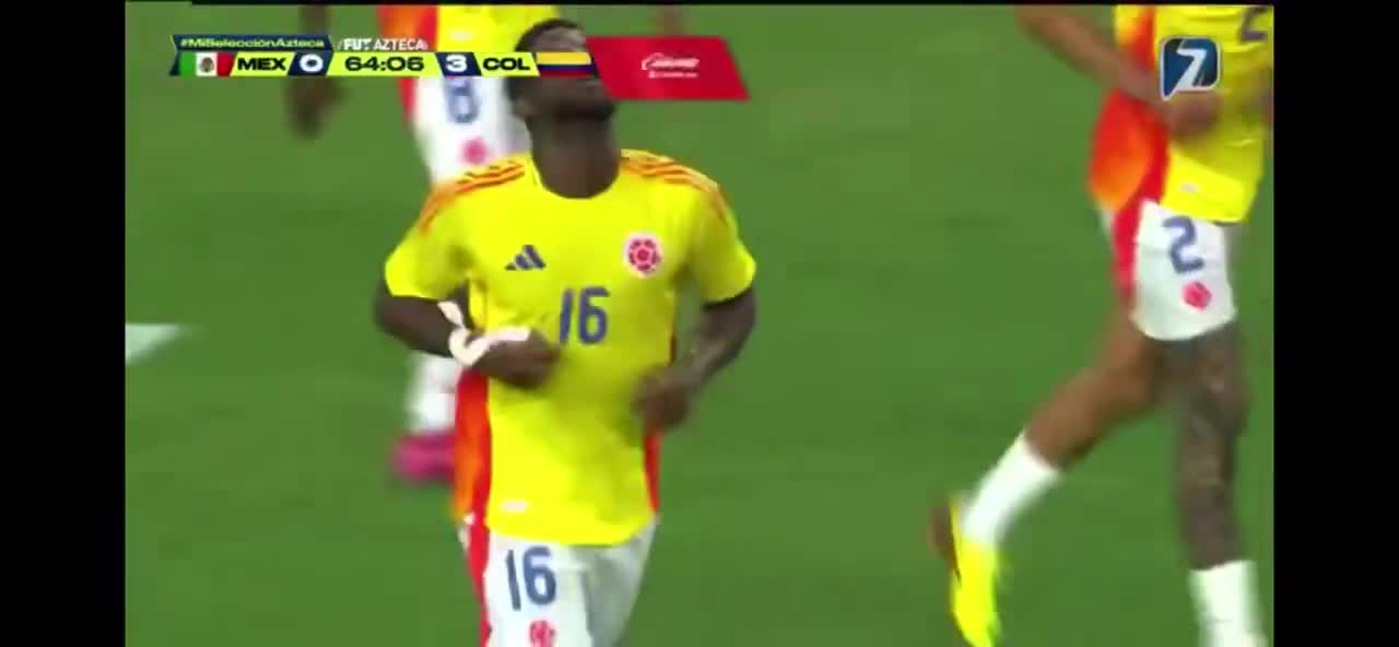 Mexico 0 - 3 Colombia - Jefferson Lerma 65'