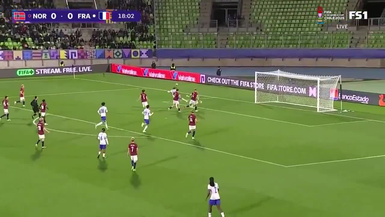 Norway U20 0 - 1 France U20 - Saïmon Bouabré  19'