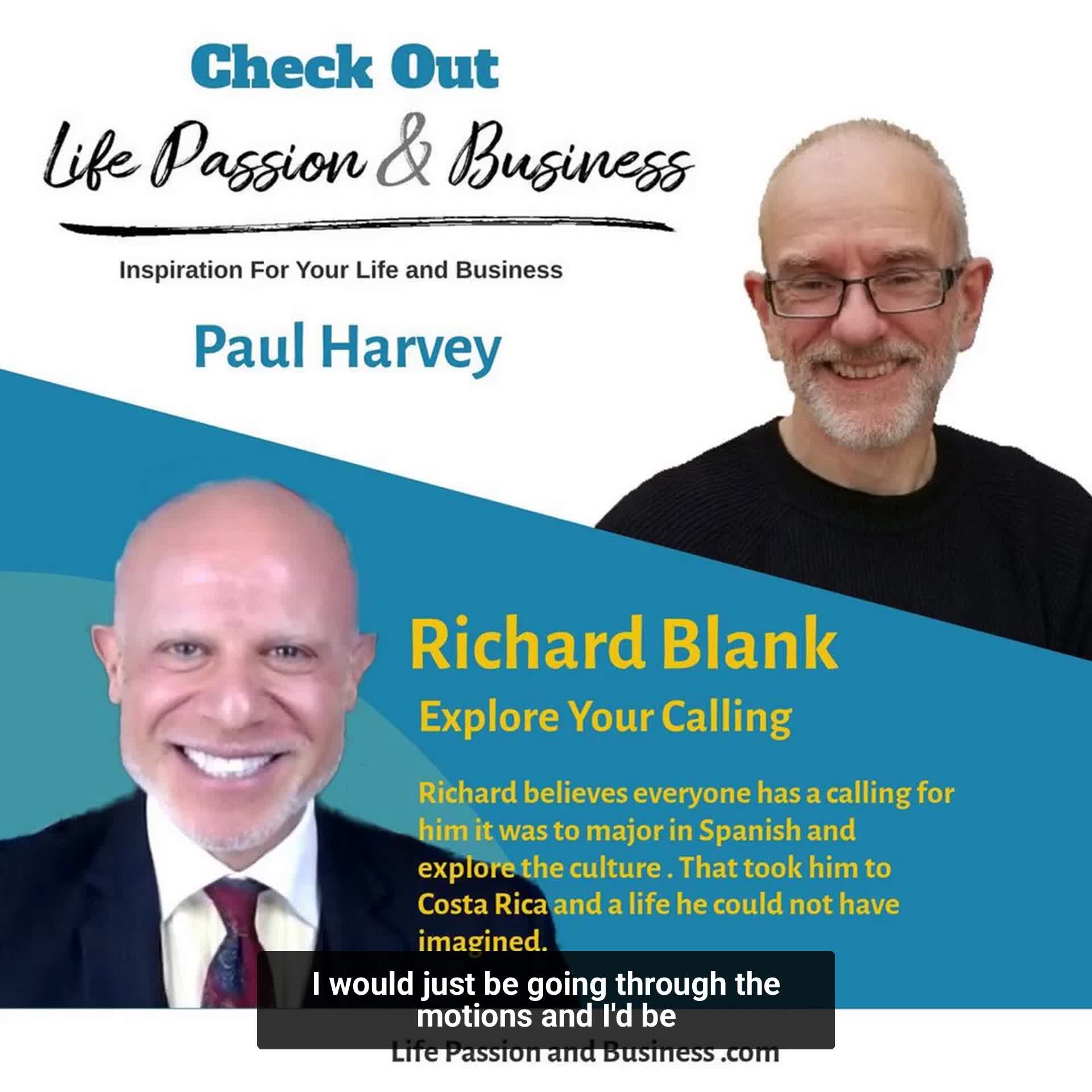 Life passion and business podcast guest entrepreneur Richard Blank Costa Rica's Call Center