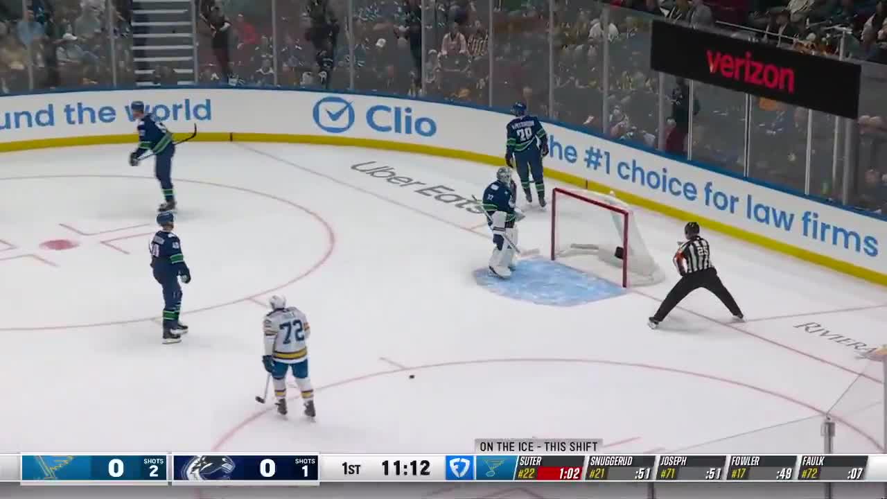 Jimmy Snuggerud snaps one home to open the scoring