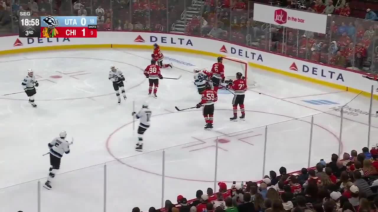 JJ Peterka gets his first goal as a member of the Utah Mammoth