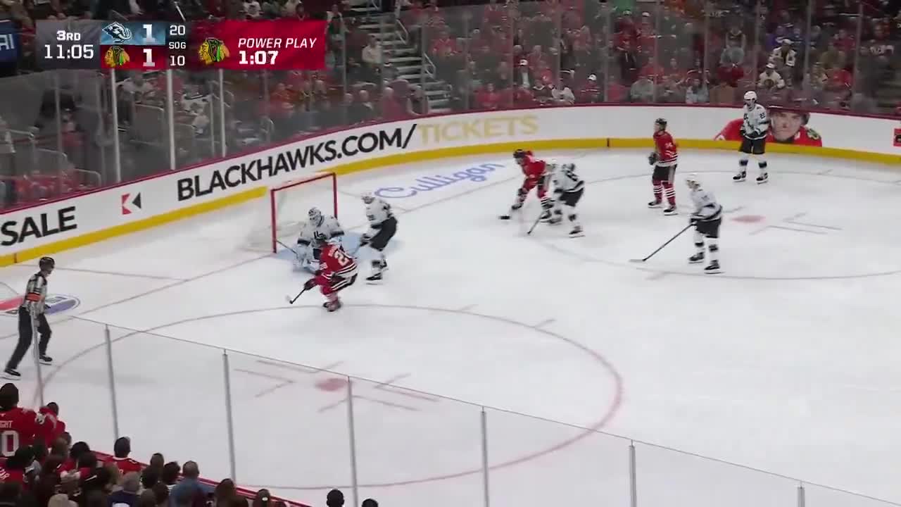 Foligno finds a wide open Burakovsky for the go-ahead goal
