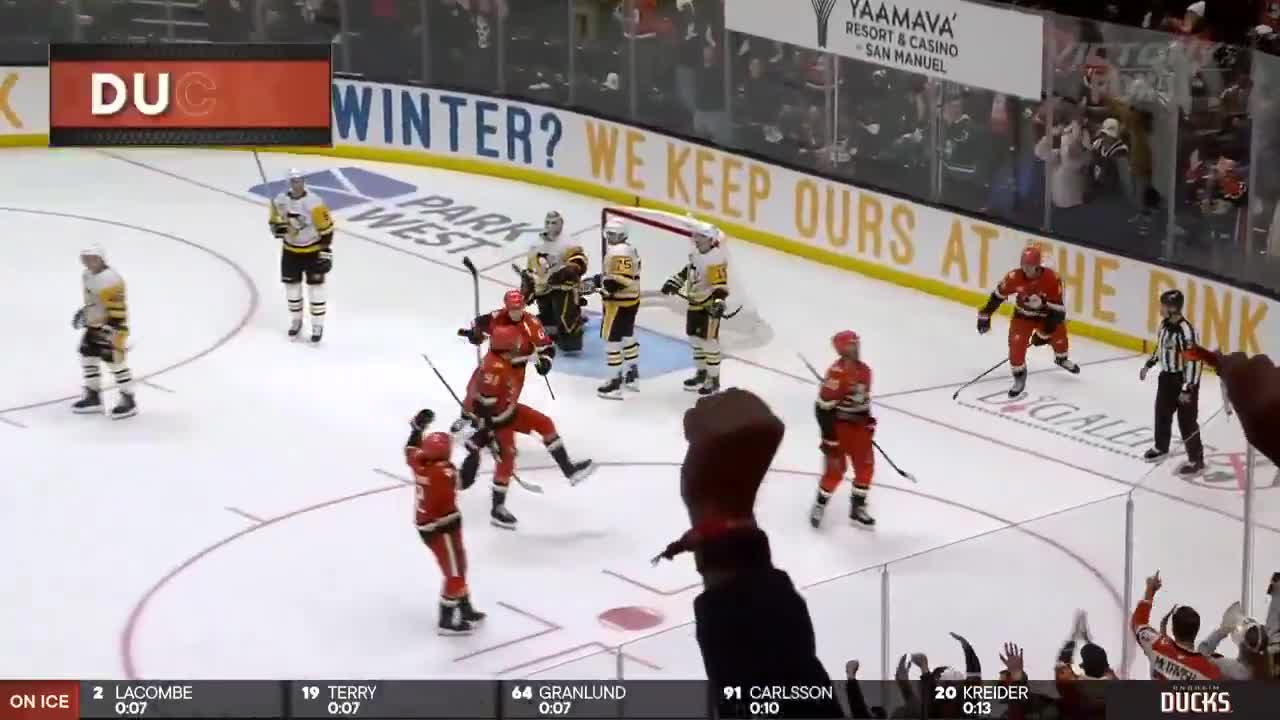 CHRIS KREIDER scores his 2nd PP goal of the game with less than 2 minutes to go to take the lead!!