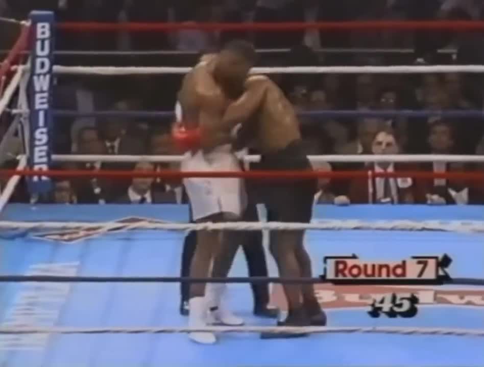 38 years ago, Mike Tyson defeated Tyrell Biggs by TKO in round 7 of 15 to retain the undisputed heavyweight championship of the world.
