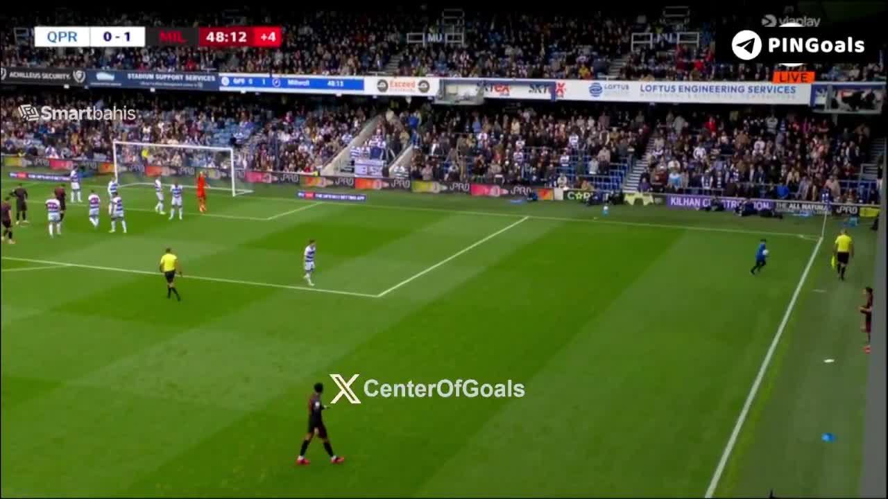 Queens Park Rangers 0-2 Millwall - Mihailo Ivanović 45' +4