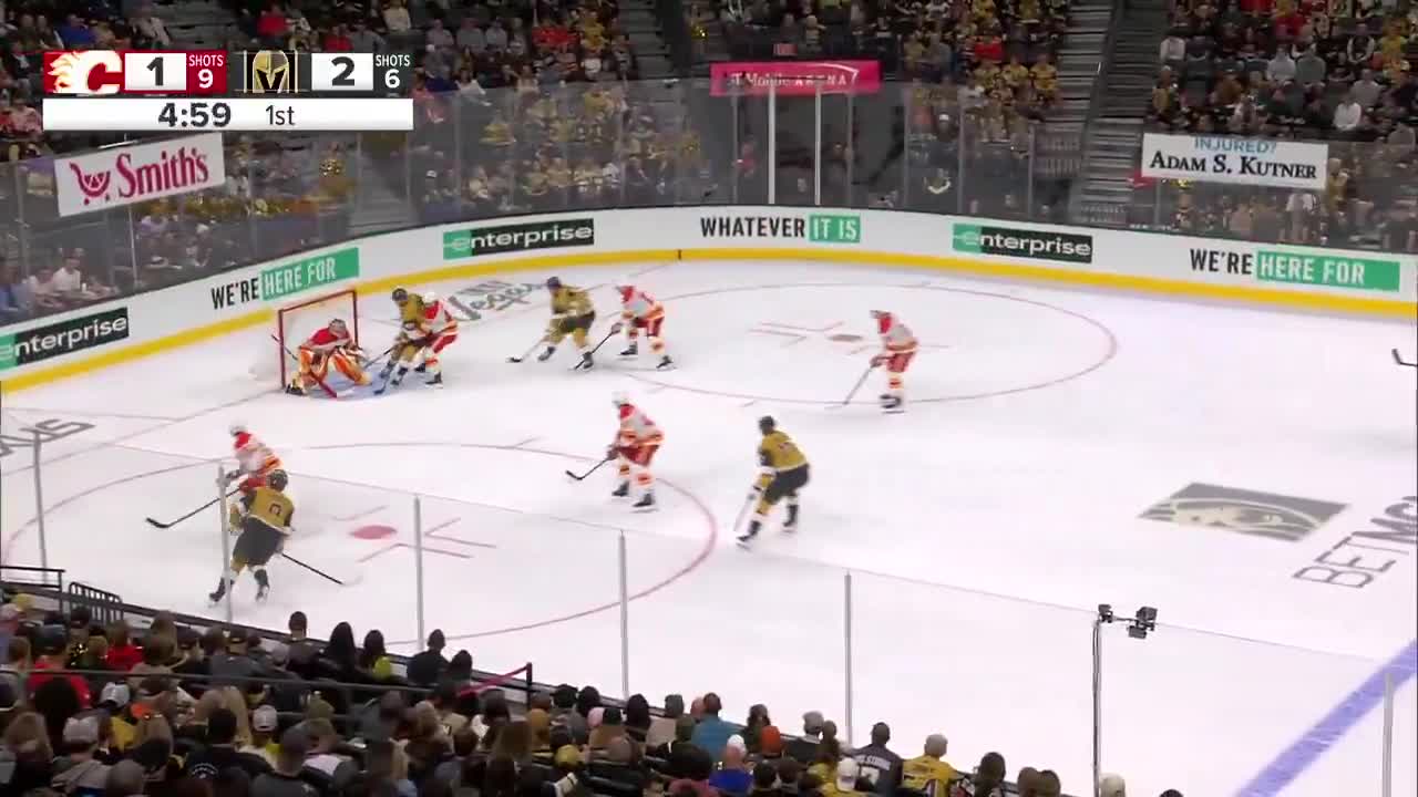 The Eichel Hart campaign rages on as he feeds Stone in front for his first of the season!