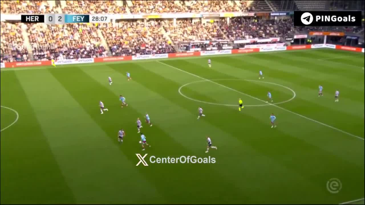 Heracles Almelo 0 - 2 Feyenoord -  Anis Hadj Moussa 28'