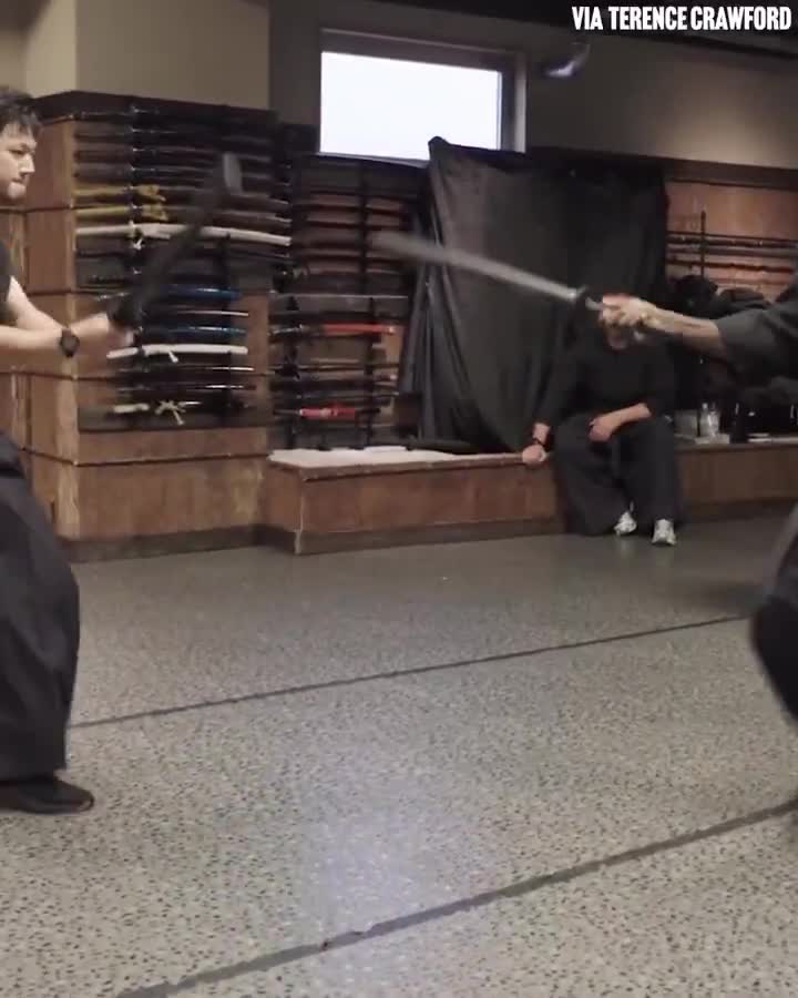 Terence Crawford was having too much fun at the Samurai Ninja Museum in Japan