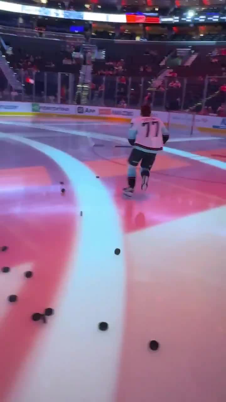 2024 8th overall pick Berkly Catton takes his rookie lap with no bucket ahead of his NHL debut