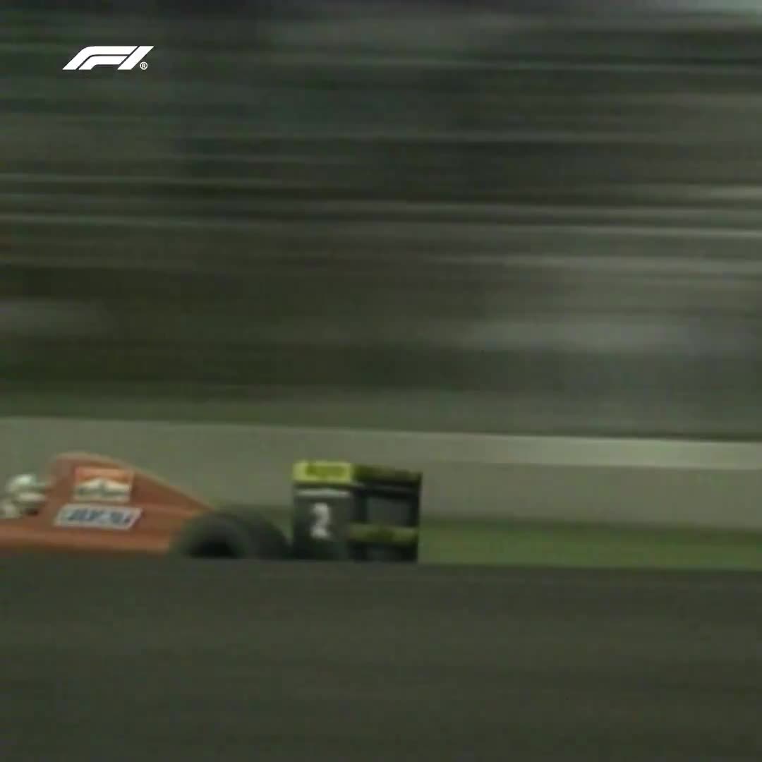 Last-lap overtake by Nigel Mansell on Gerhard Berger at the 1990 Mexico GP