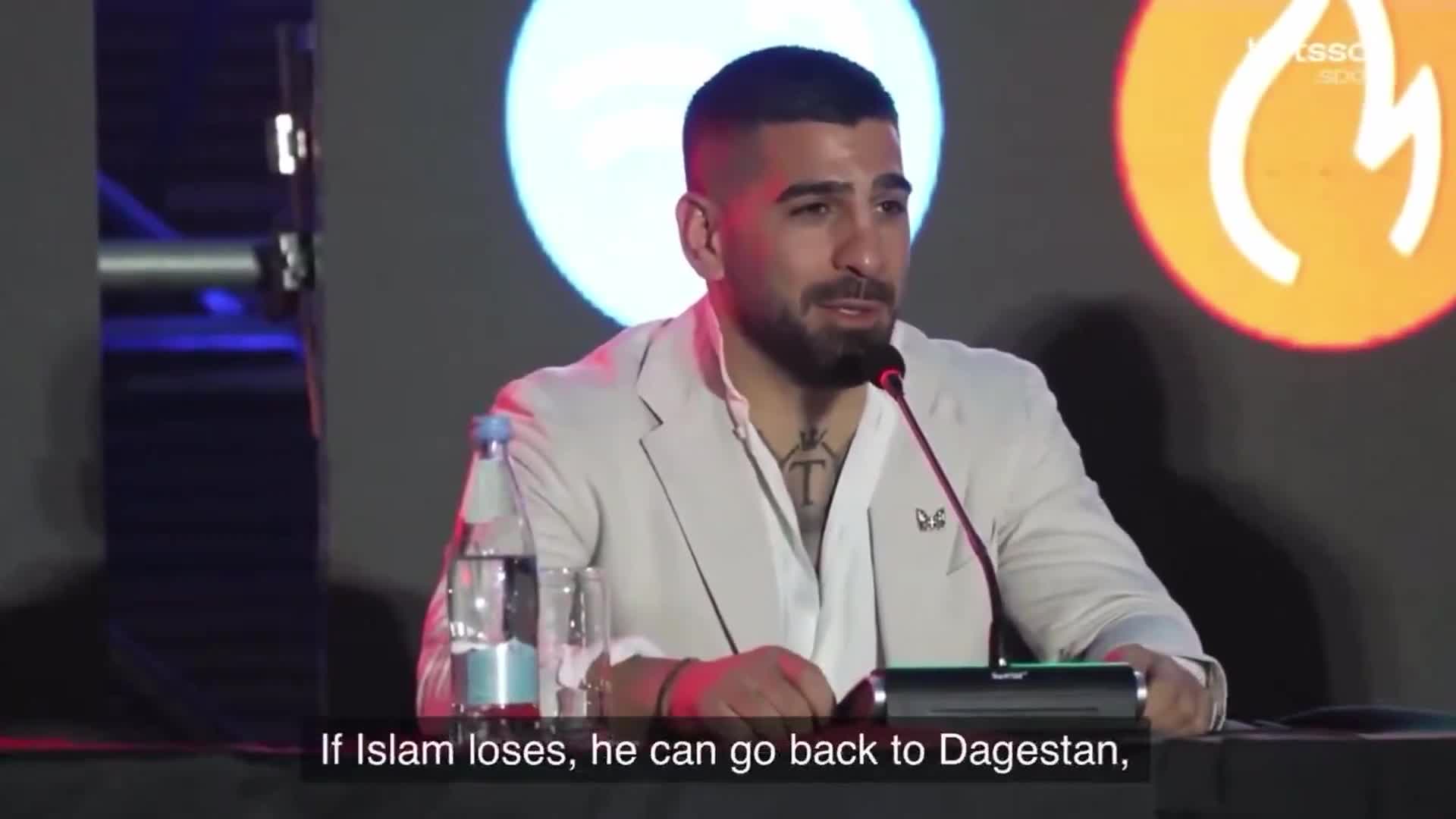 Umar Nurmagomedov reacts to Ilia Topuria saying Islam should go back to Dagestan and herd sheep if he loses to JDM