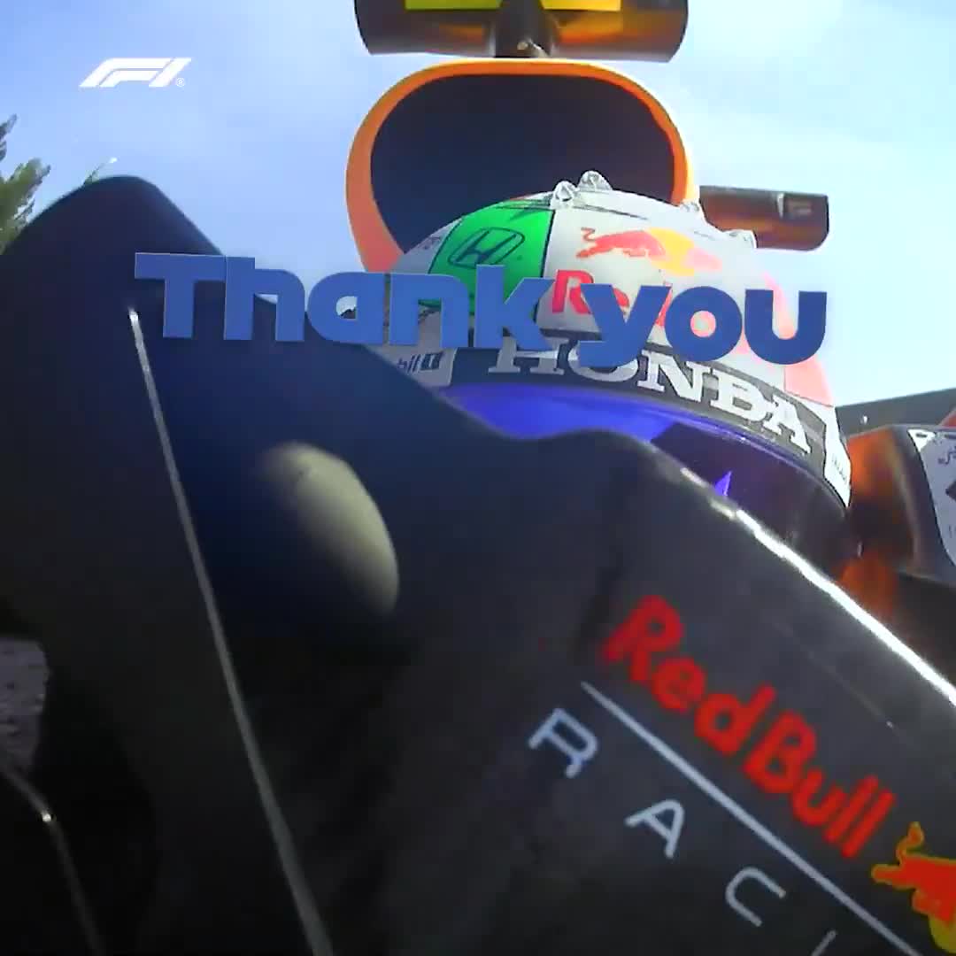 Checo’s first home podium at the 2021 Mexico GP