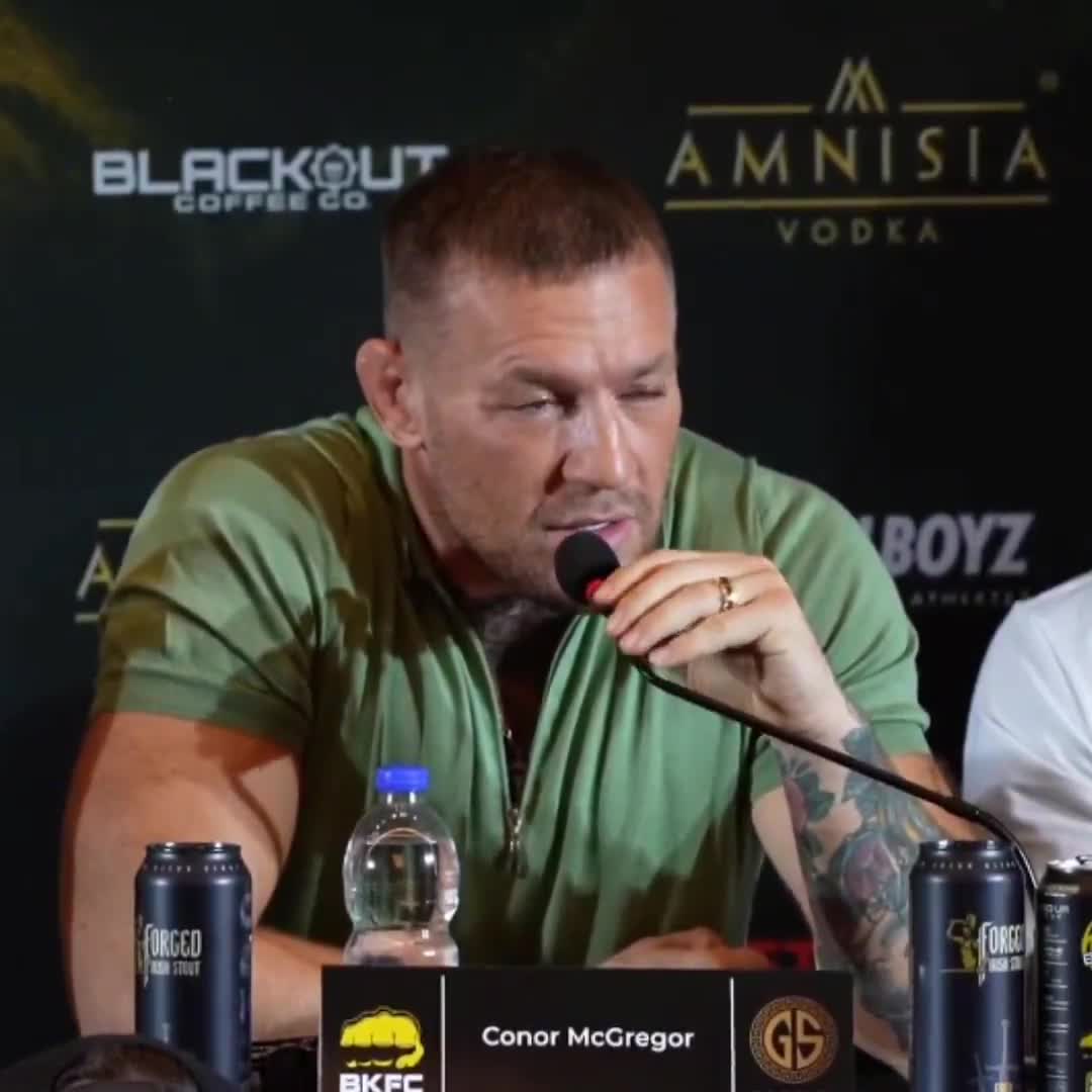 Conor McGregor said he’s been on a spiritual journey over the past few weeks