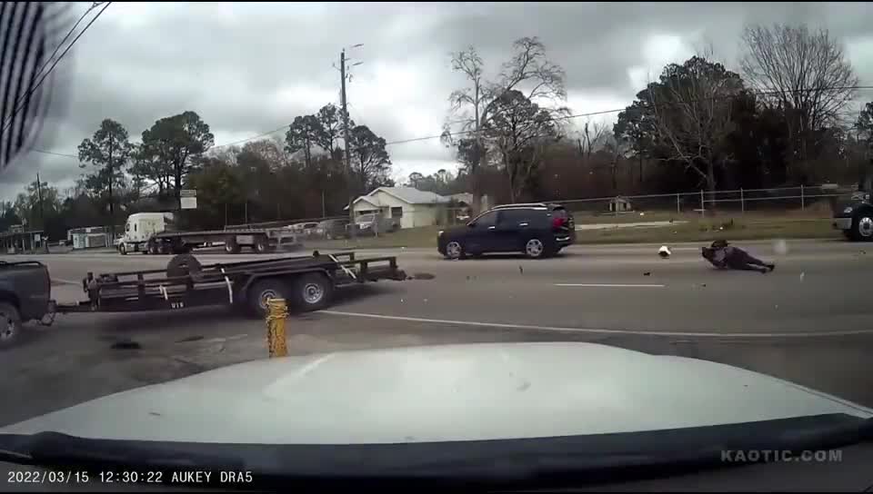 Helmet couldnt save him from that
