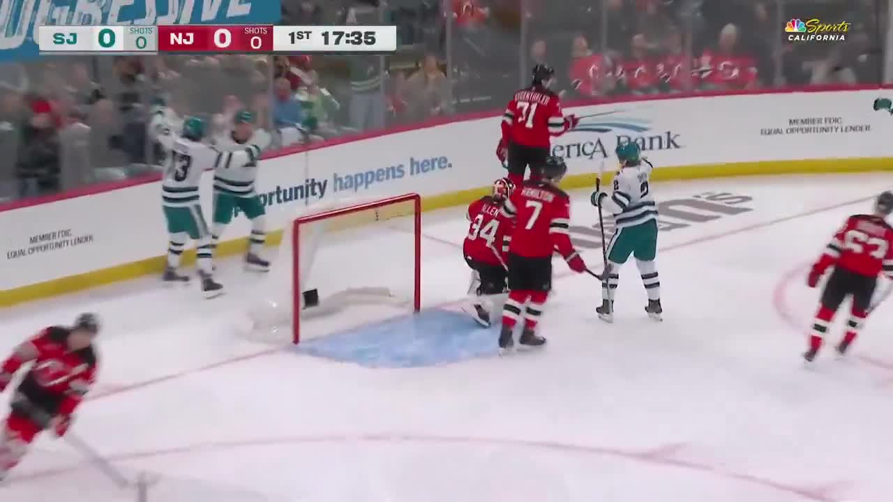 The Sharks pick up where they left off last night