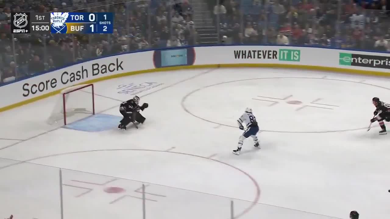 What a pass to set up Nylander for the breakaway goal