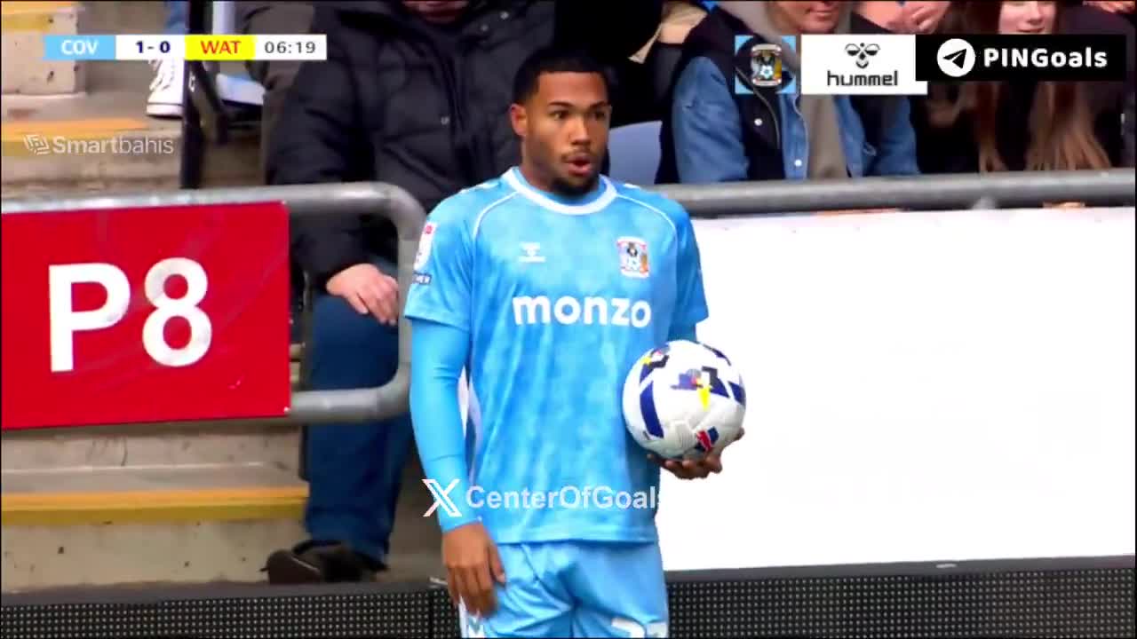 Coventry 2 - 0 Watford -