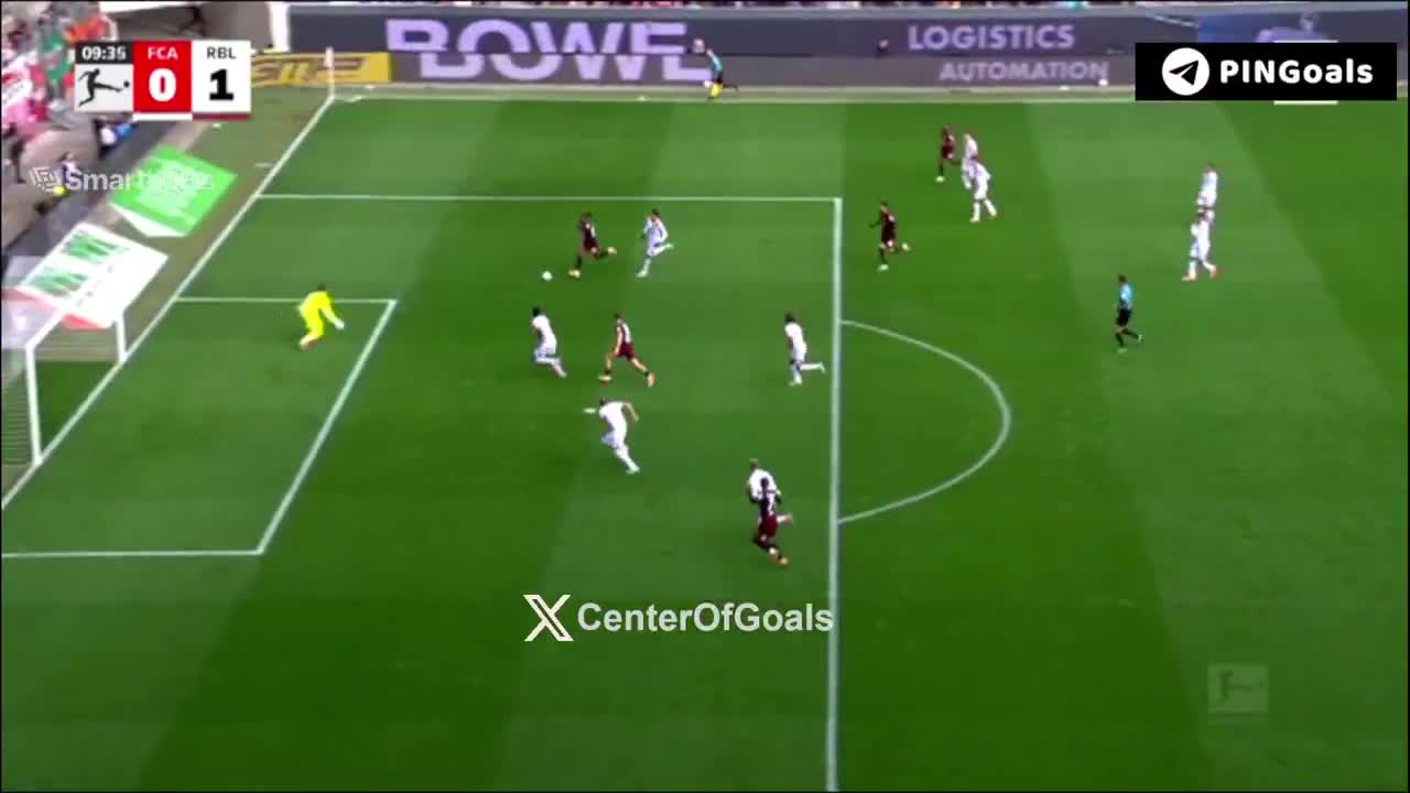 Augsburg 0 - 1 RB Leipzig - Yan Diomande 10'