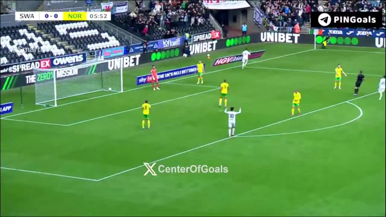 Swansea City 1-0 Norwich City
