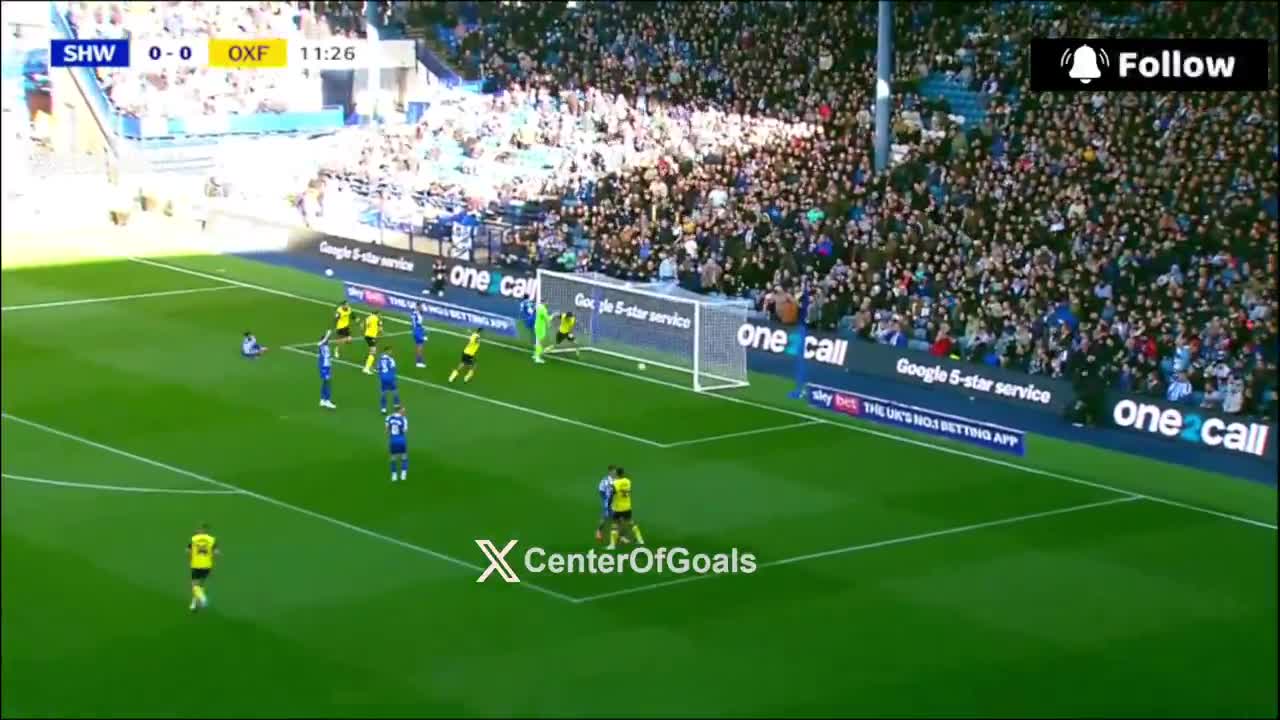 Sheffield Wednesday 0-1 Oxford United