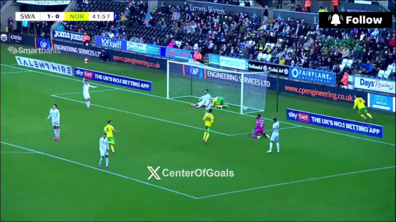 Swansea City 1-1 Norwich City