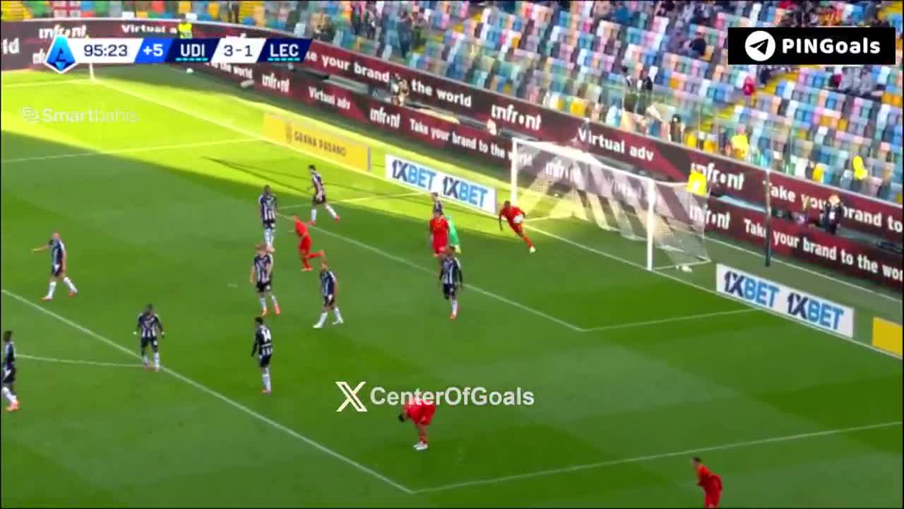 Udinese 3-2 Lecce