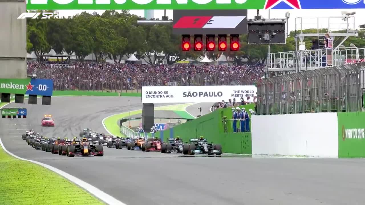 Hamilton made 24 overtakes across the Sprint and race — Brazil 2021