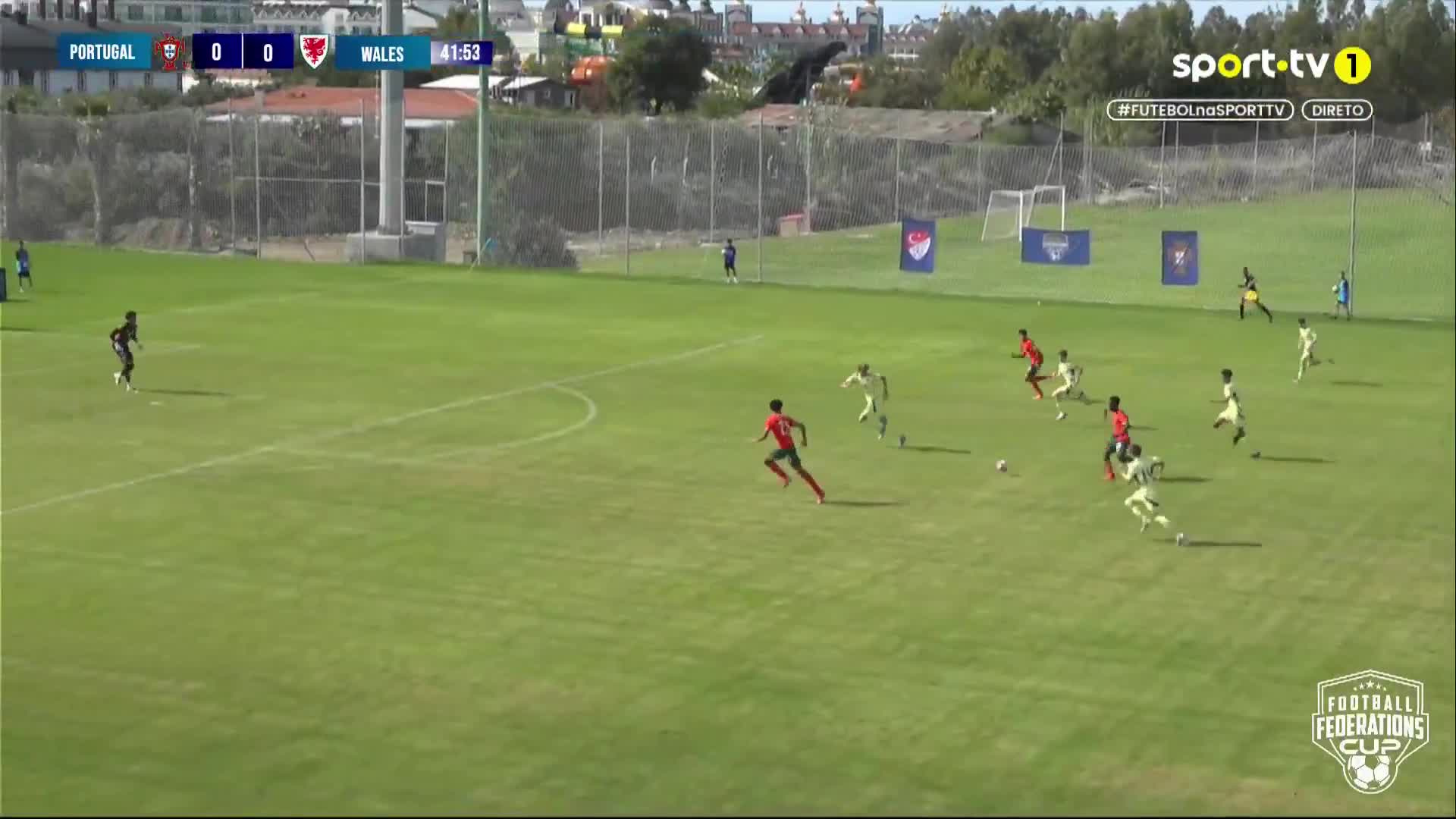 Cristianinho scored his first goal for Portugal U16 against Wales U16.