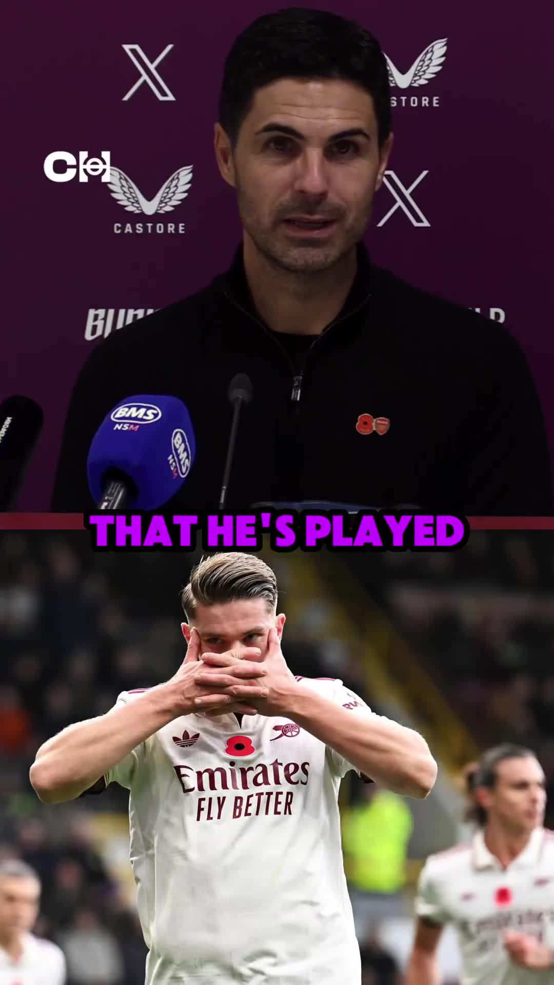 Arteta on Gyokeres