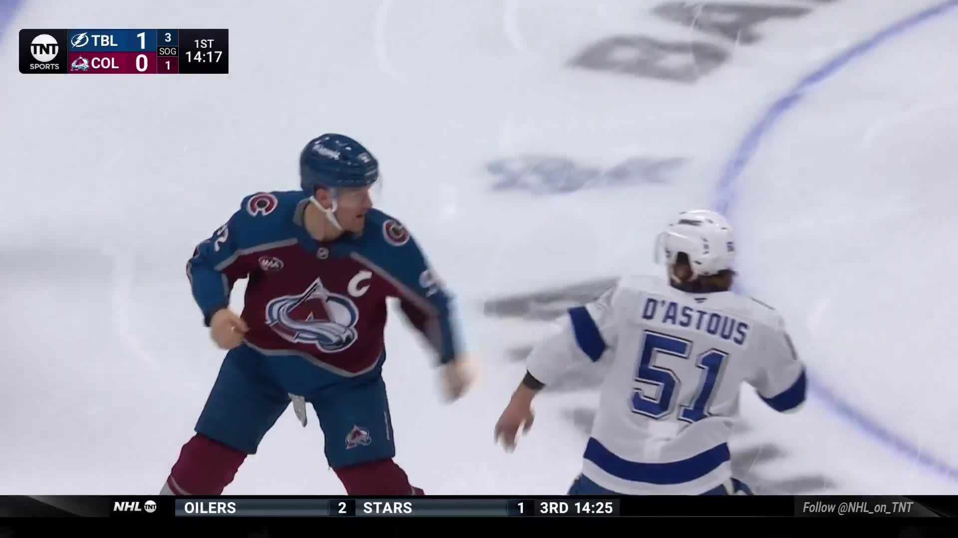 CAPTAIN LANDESKOG CHUCKIN' KNUCKS