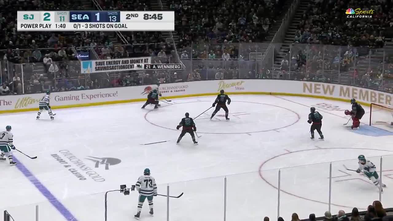 Klingberg scores a stunning goal to cut the deficit for the Seattle Kraken.