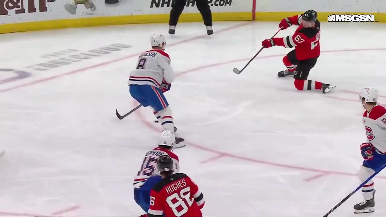 Dobson went from almost deflecting it in...